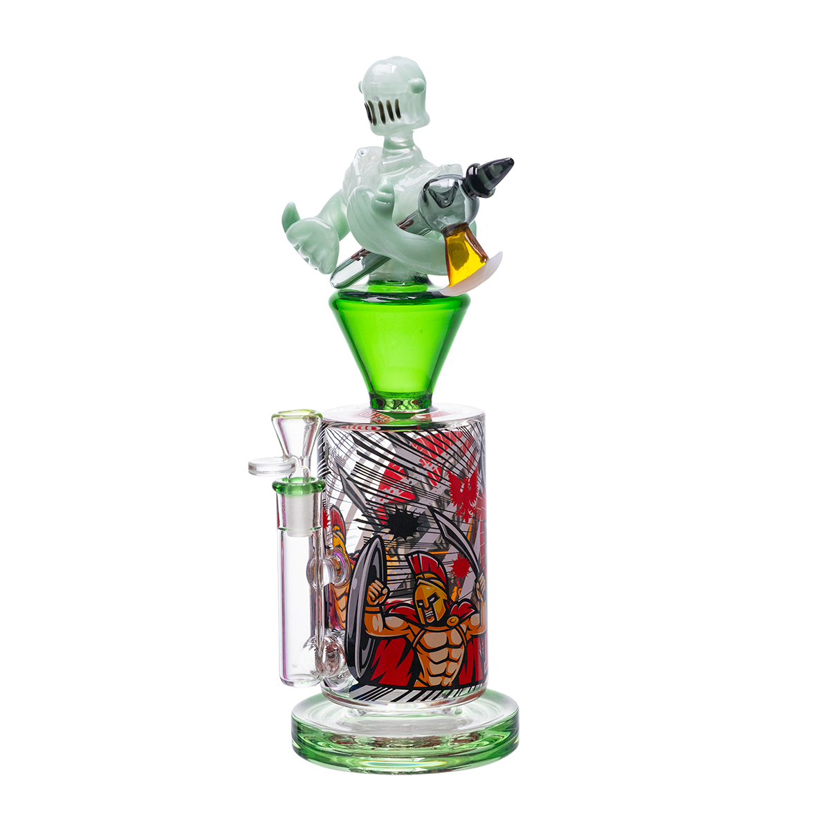 Cheech Glass - Medieval Warrior Glass Water Pipe CHE-432 - image 1 of 3