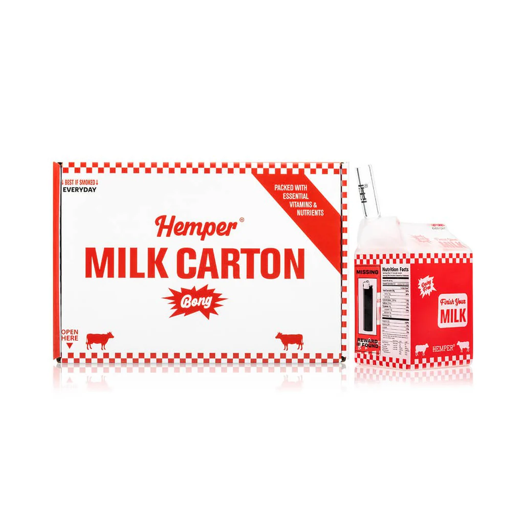 Hemper Milk Carton Water Pipe - image 1 of 4