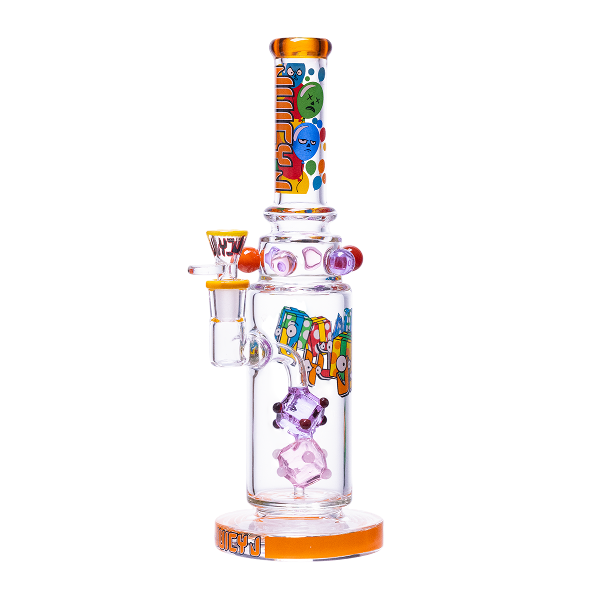 Juicy J Glass - Bring Your Gifts It's A Rager Water Pipe product image
