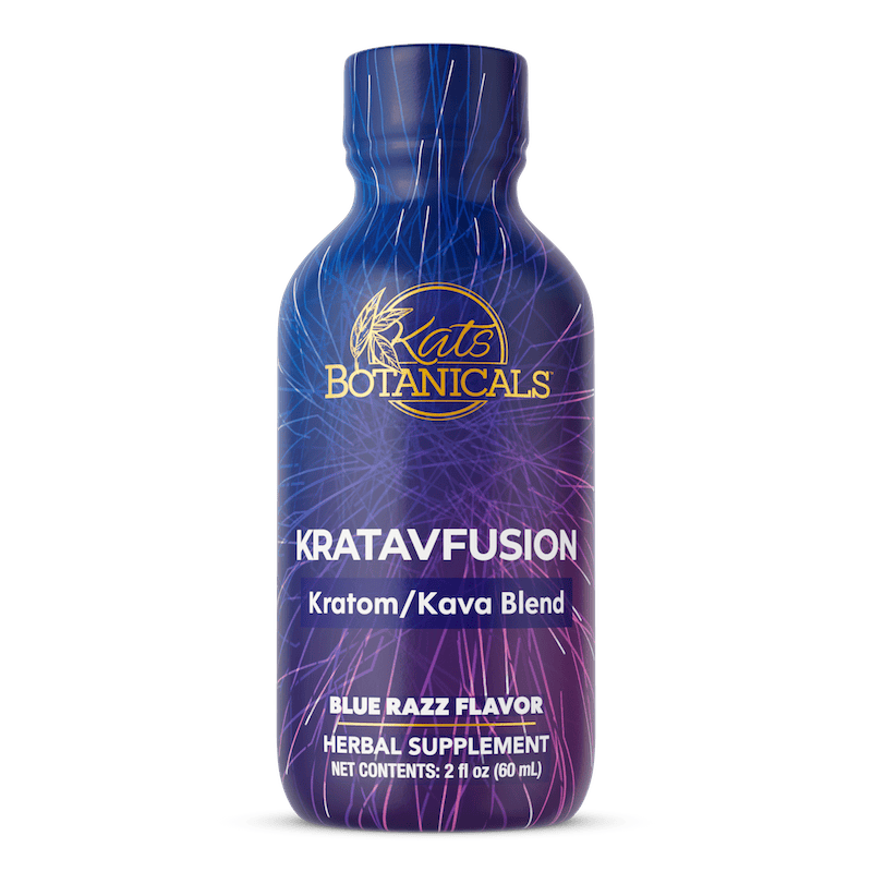 Kats Botanicals Kratavfusion Kava Kratom Shot 12ct Display product image