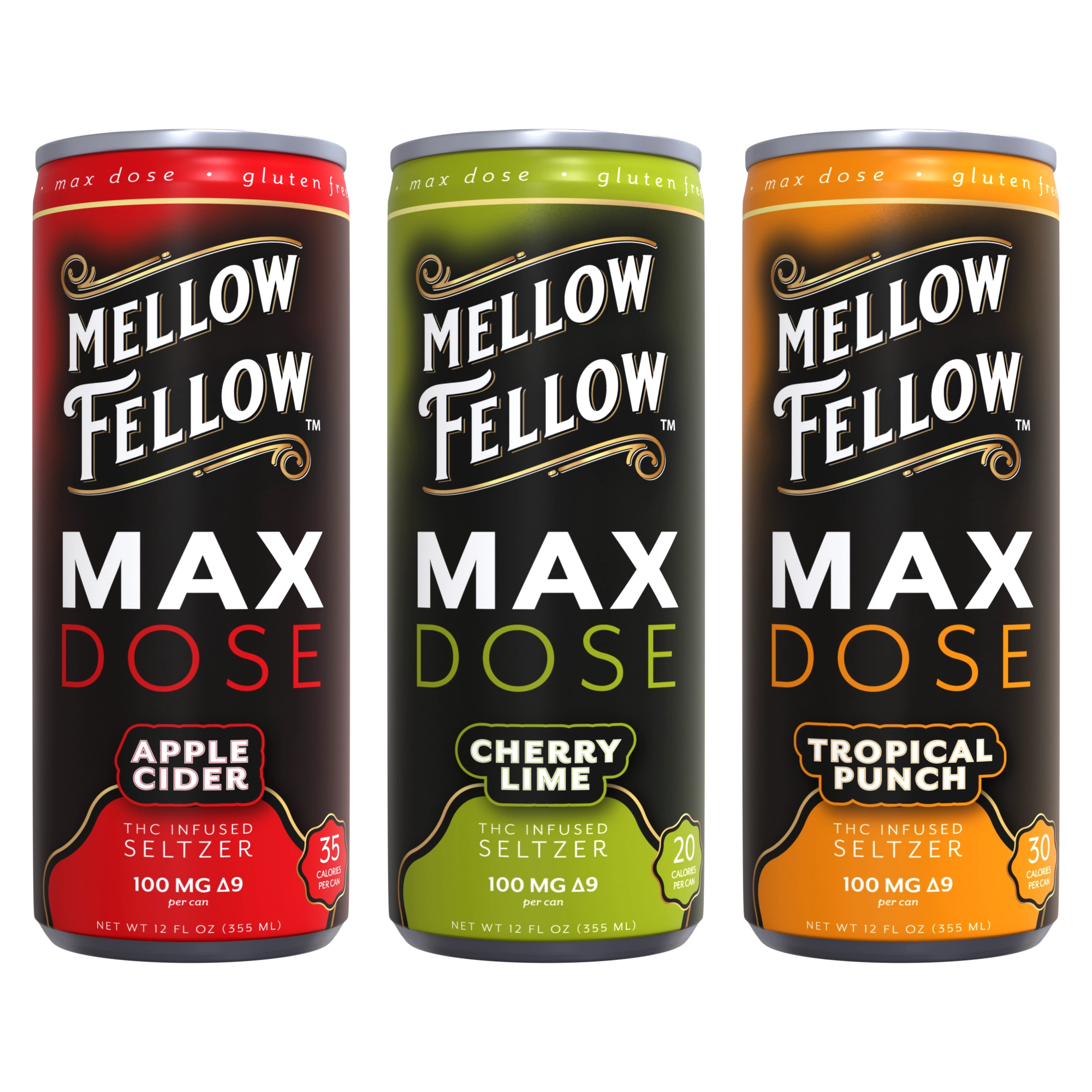 Mellow Fellow 100mg D9 Max Dose Seltzer product image