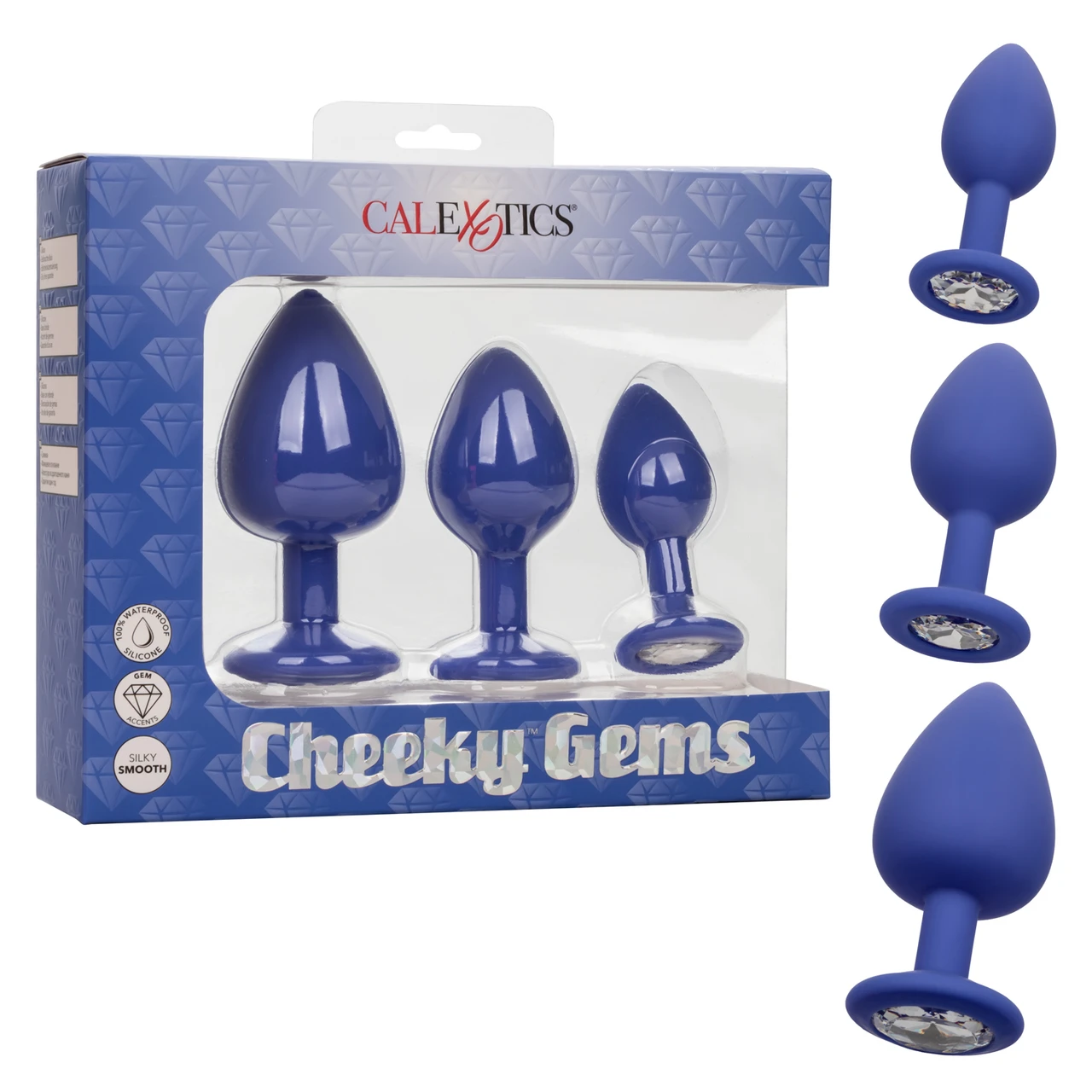 Pleasure Company Cheeky Gems Silicone Plugs product image
