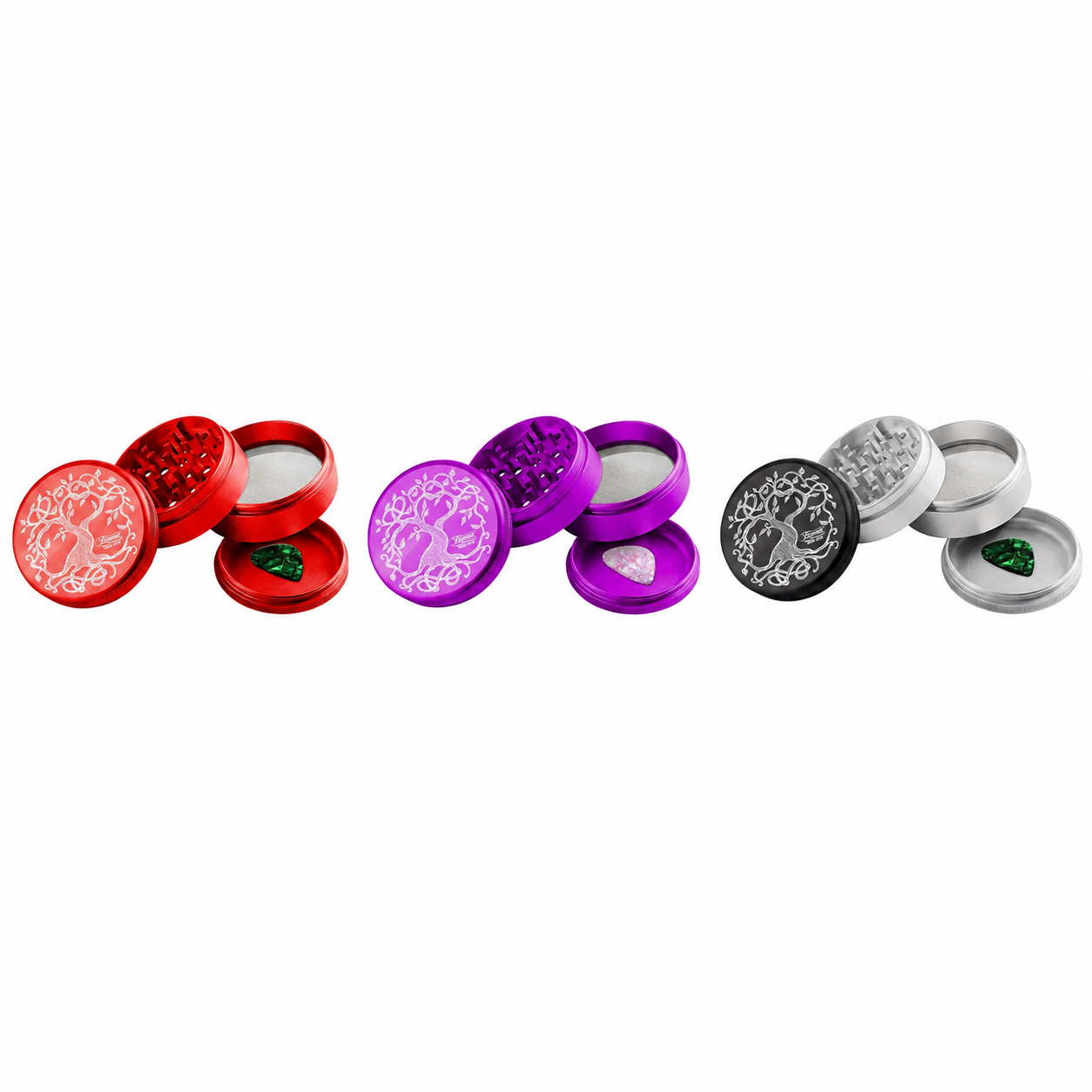 Beamer Aircraft Grade 4 Piece 75mm Grinder - Tree Of Life product image