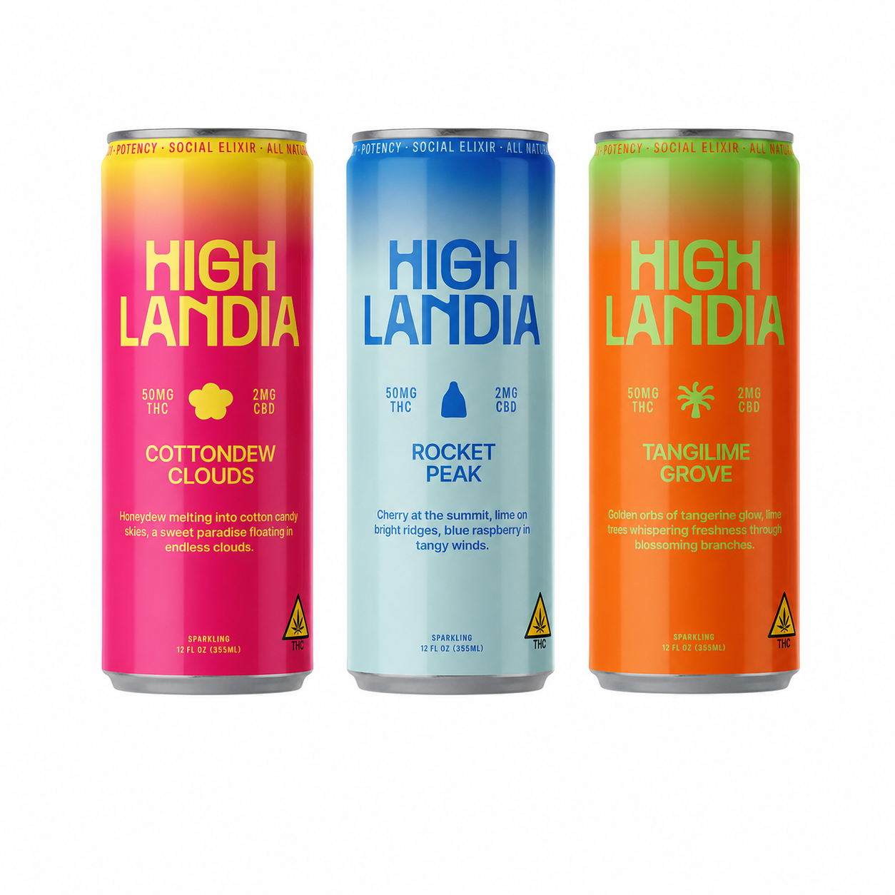 Highlandia 50mg THC Seltzer 4pk product image