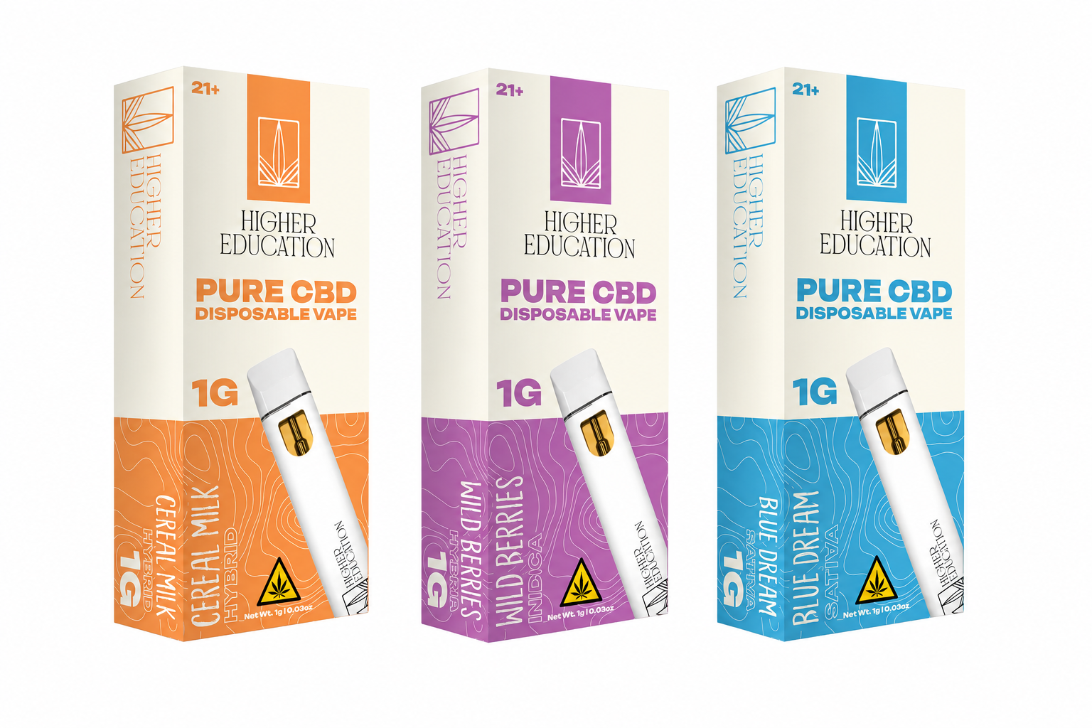 Higher Education Pure CBD 1g Disposable 5ct product image