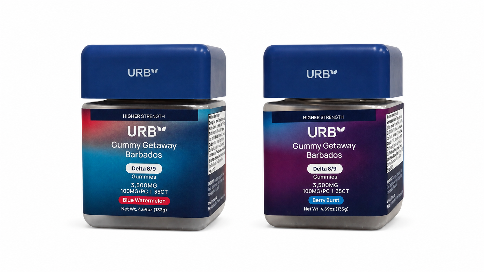 URB Gummy Getaway Barbados 3500mg 35ct Gummies product image