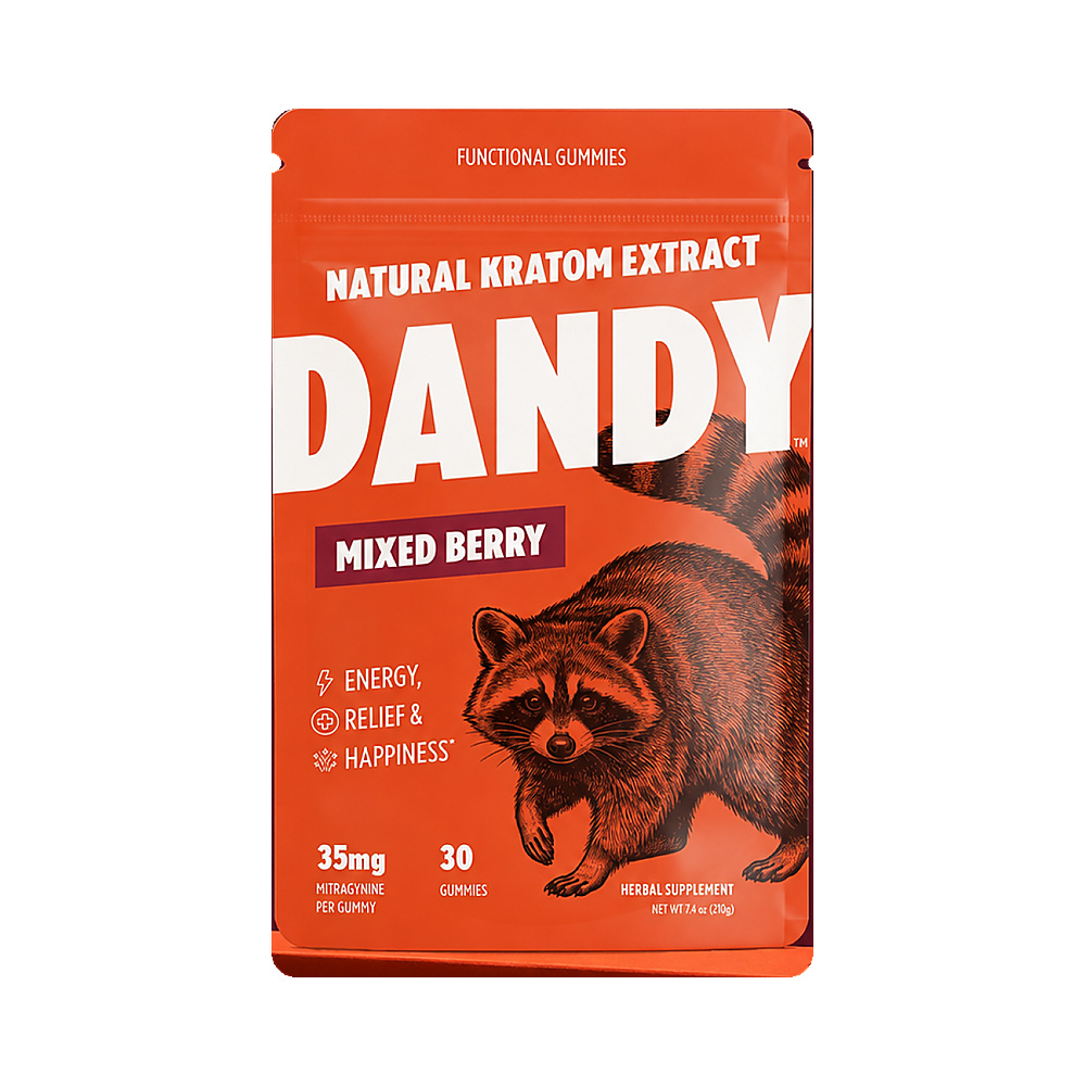 Dandy Kratom 1050mg Gummies 30ct Bag product image