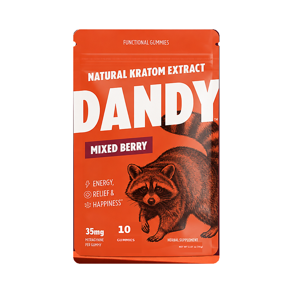 Dandy Kratom 350mg Gummies 10ct Bag product image