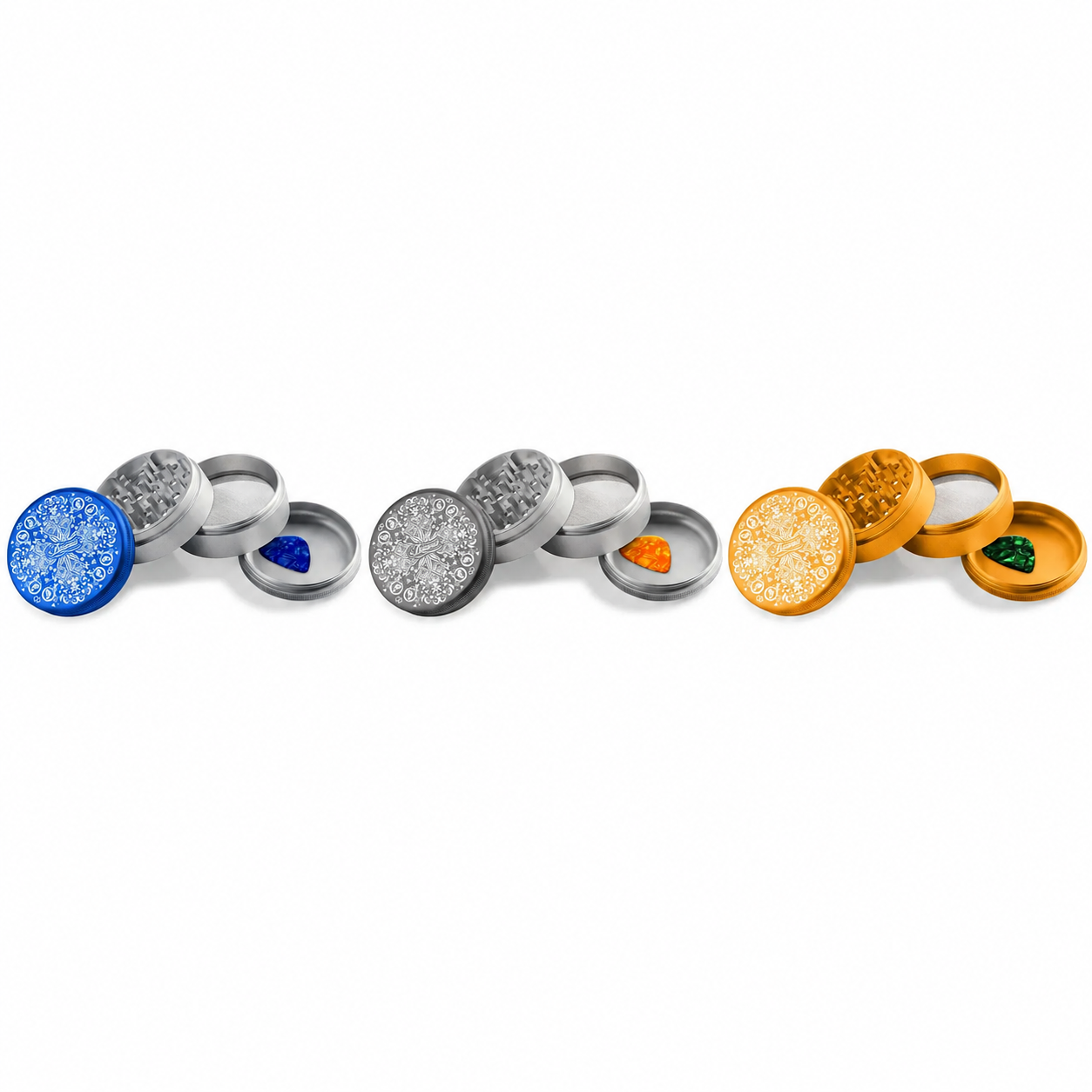 Beamer Aircraft Grade 4 Piece 63mm Grinder - Trippy Jewels product image