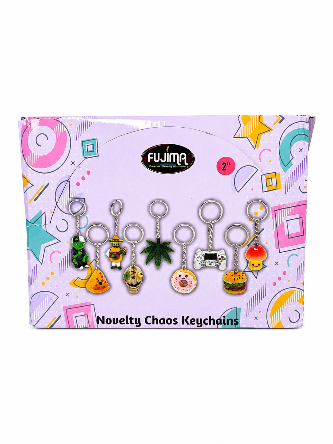 Fujima Novelty Fun Keychains 18ct Display - image 2 of 2