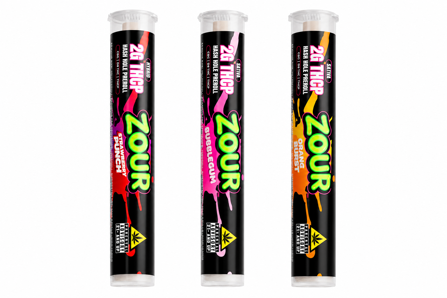 Zour Stash THCP Hash Hole Pre-Roll 20ct Display product image