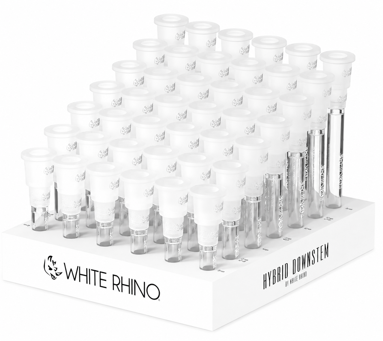 White Rhino Hybrid Downstem 42ct Display product image