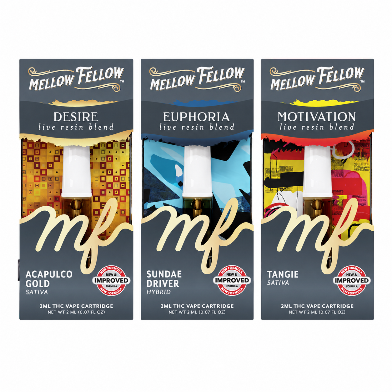 Mellow Fellow Cartridge 2ml Live Resin product image