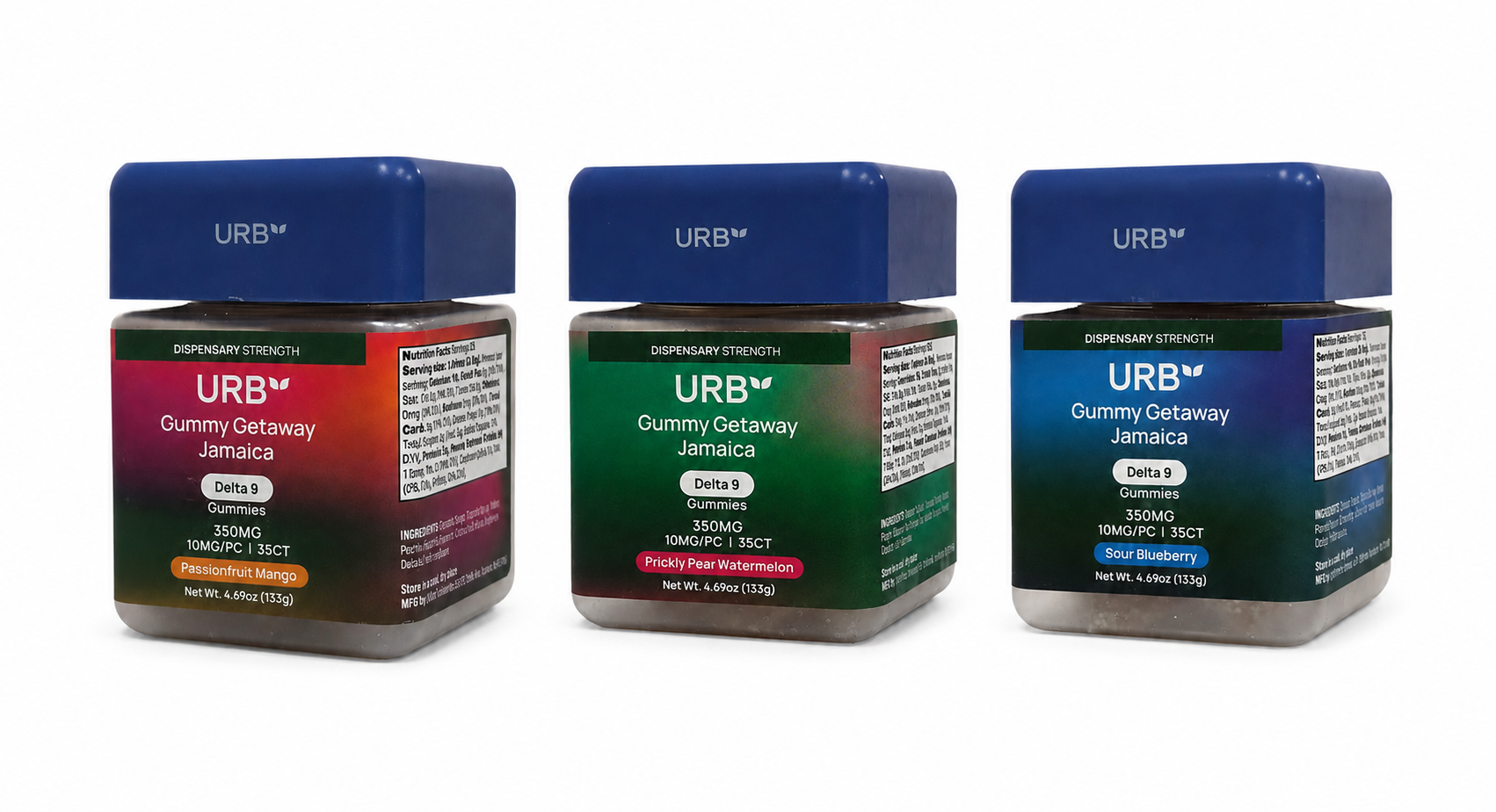 URB Gummy Getaway Jamaica 350mg 35ct Gummies product image