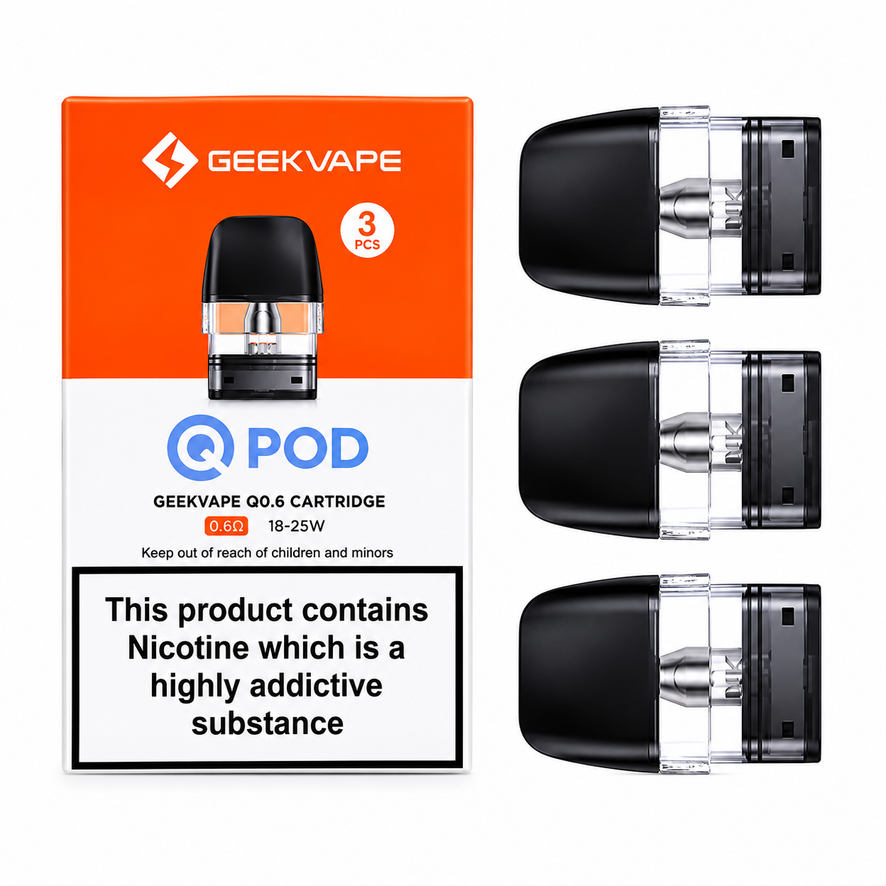 GeekVape Q 3ml Replacement Pod 3pk product image