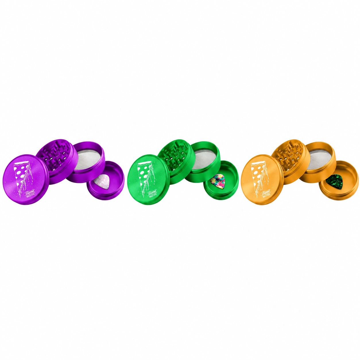 Beamer Aircraft Grade 4 Piece 63mm Grinder - Pizza product image