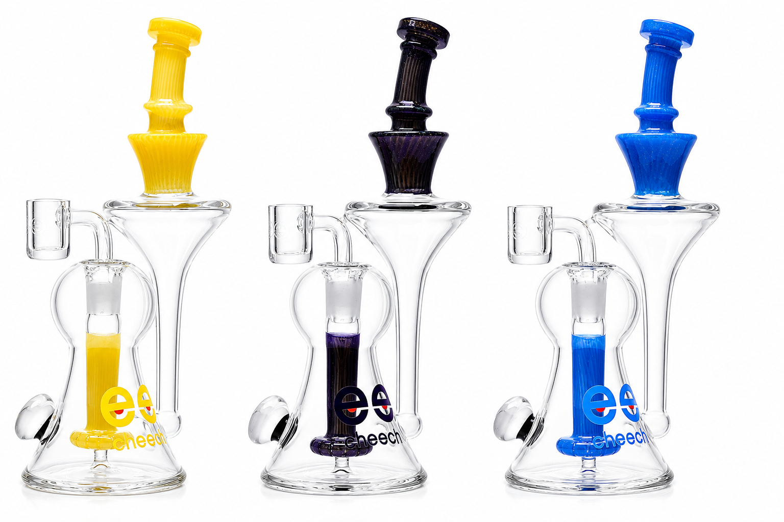 Cheech Glass - Sparkly Recycler Rig CH-202 product image