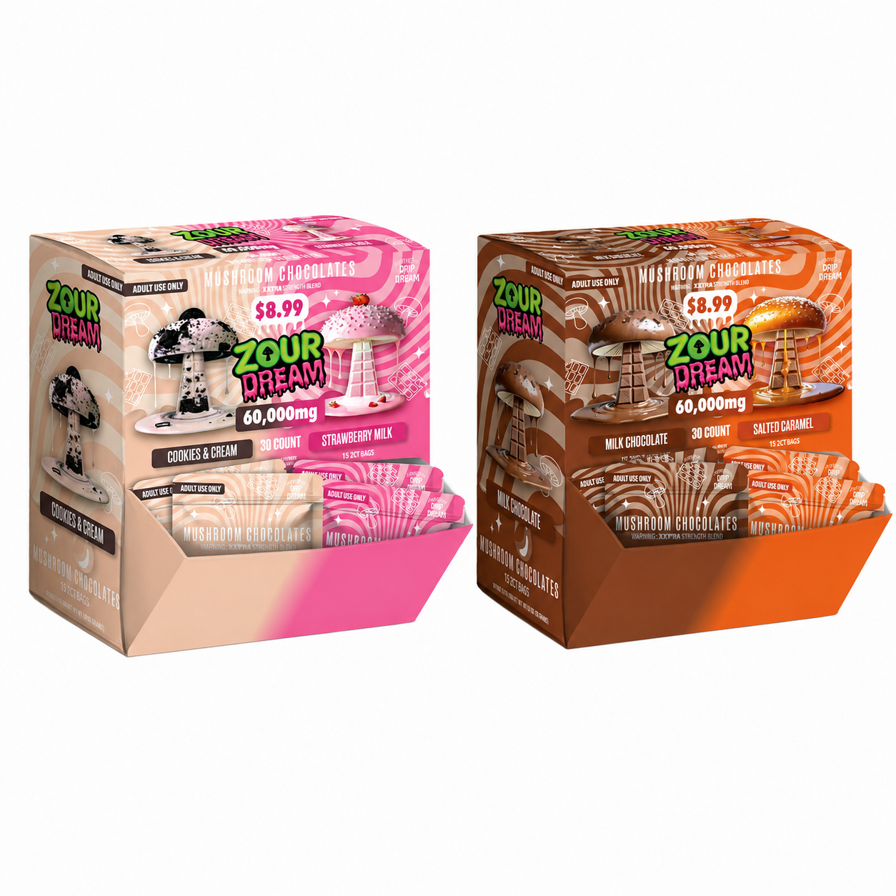 Zour Dream Mushroom Chocolate 30ct Display product image