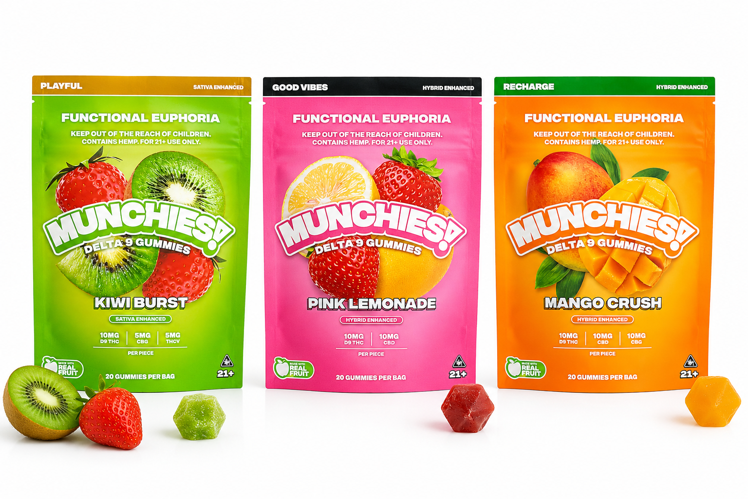 Munchies! - Euphoria D9 Gummies 5pk - 8ct product image