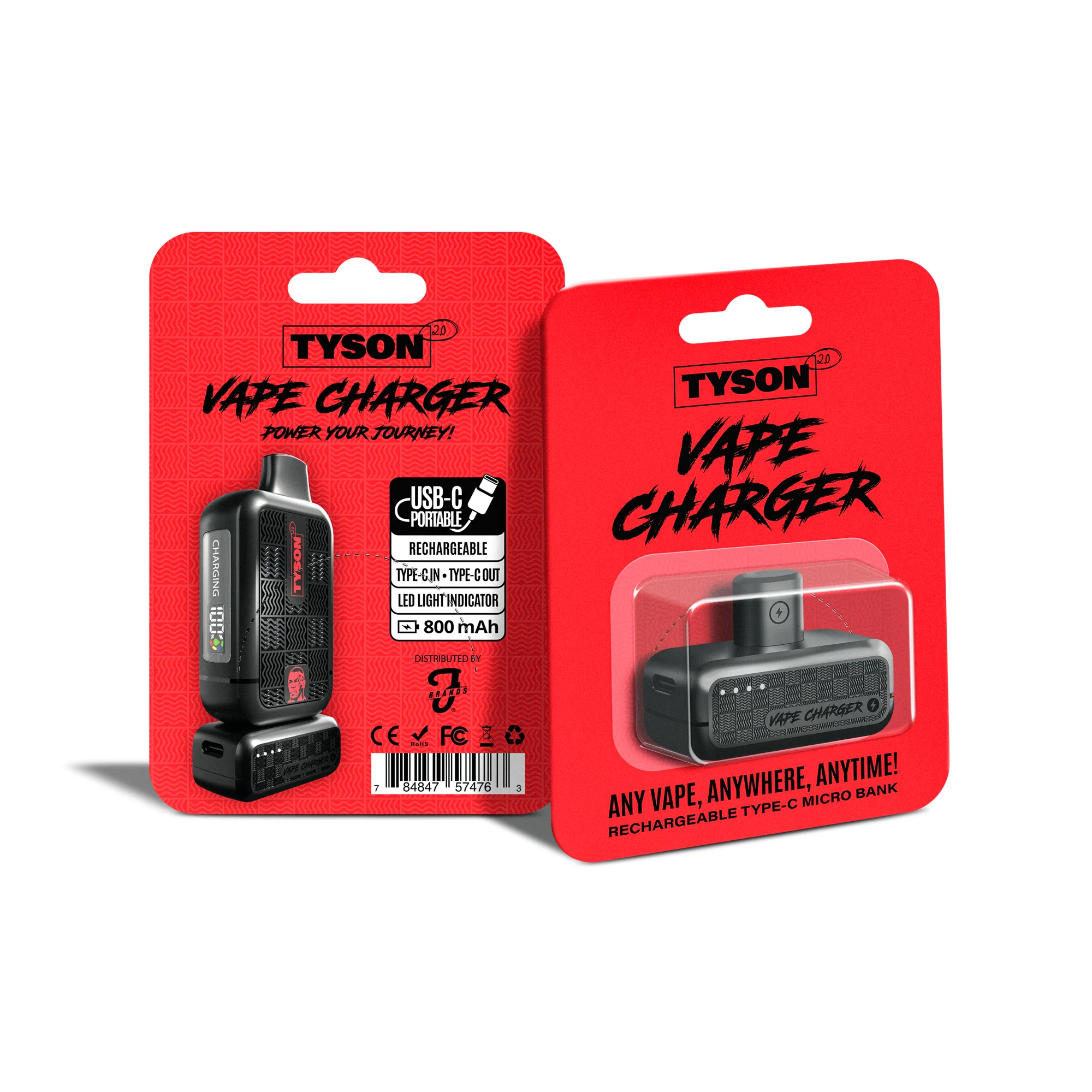 Tyson 2.0 Type-C Micro Bank Vape Charger product image