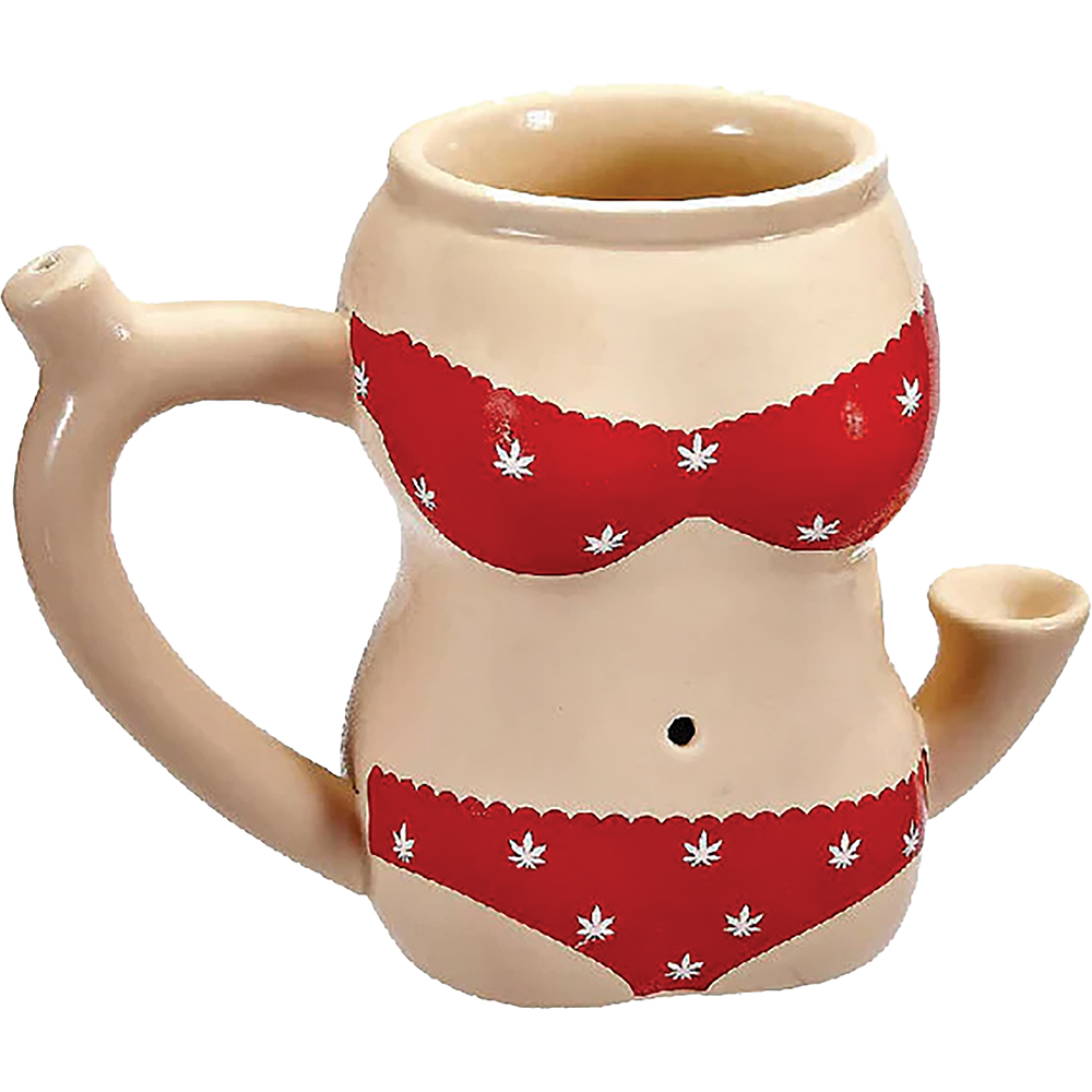 Fujima Roast & Toast Red Bikini Mug Pipe 1CT (C18) C product image