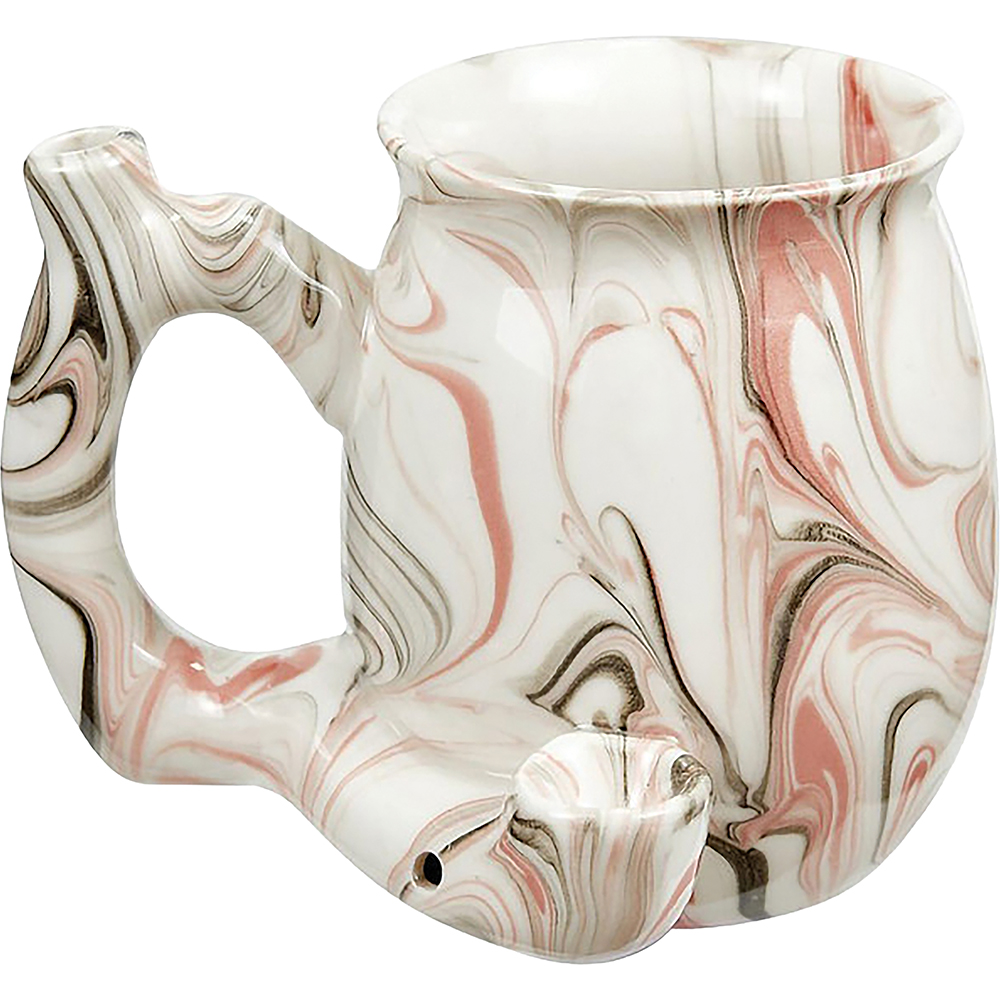 Fujima Pink Marble Chubby Mug Pipe 1CT (C24) C product image