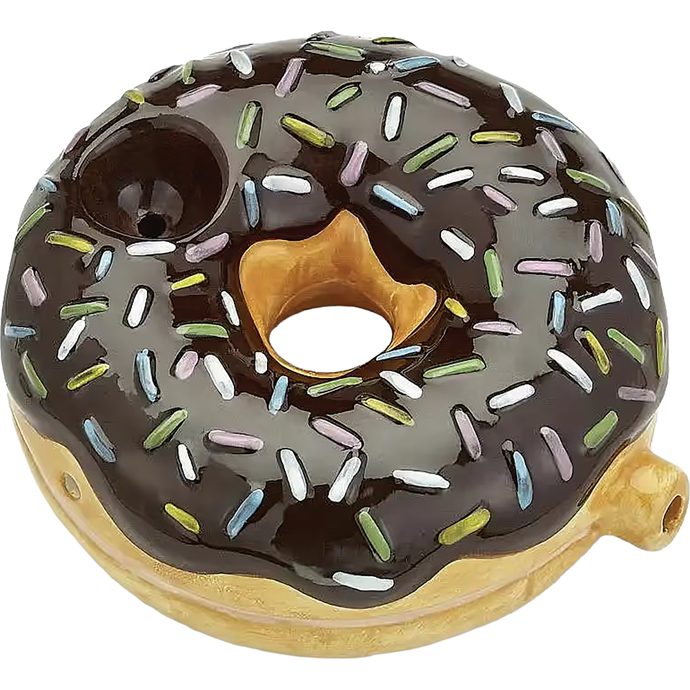Fujima Ceramic Chocolate Donut Pipe 1CT (C36) C product image