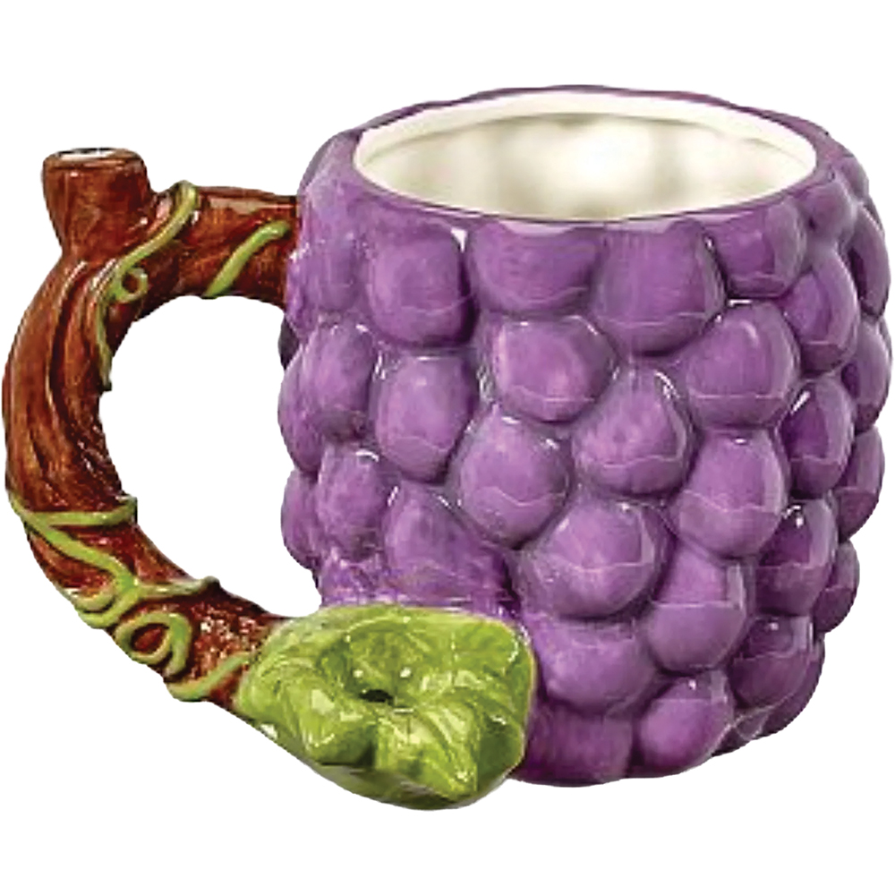 Fujima Roast & Toast Ceramic Grapes Mug Pipe 1CT (C24) C product image