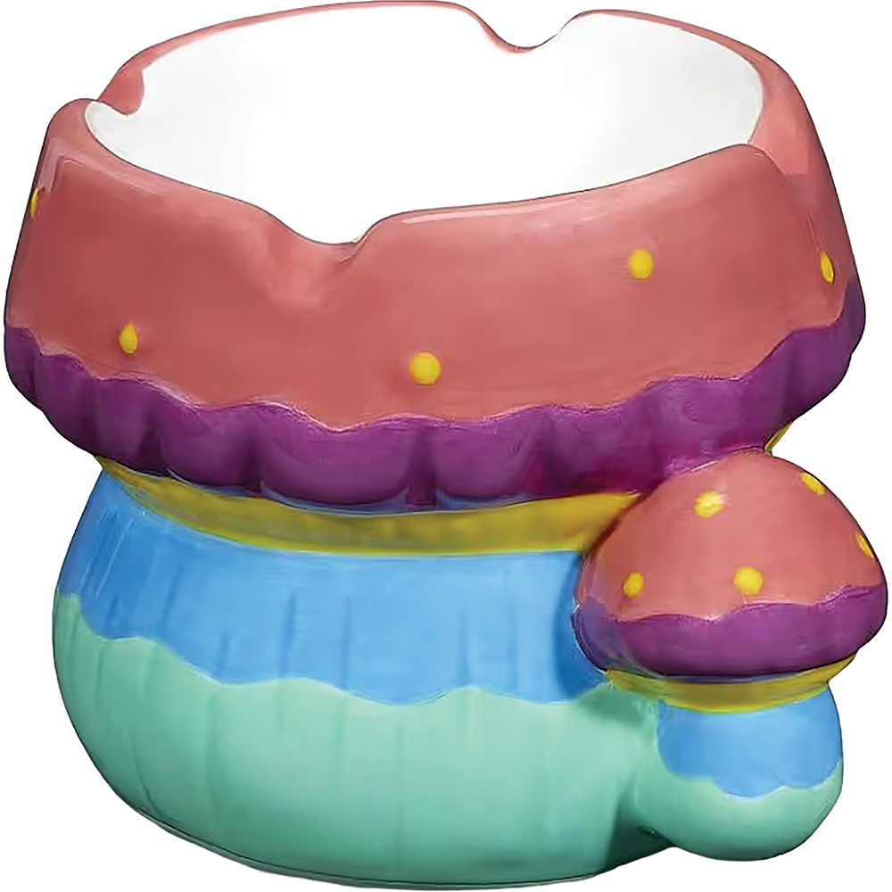 Fujima Roast & Toast Ceramic Mushroom Ashtray 1CT (C36) C - image 1 of 2