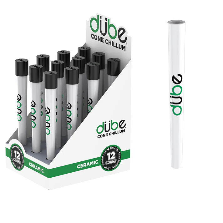 Dube Ceramic Cone Chillum With Cap 12CT (C12) product image