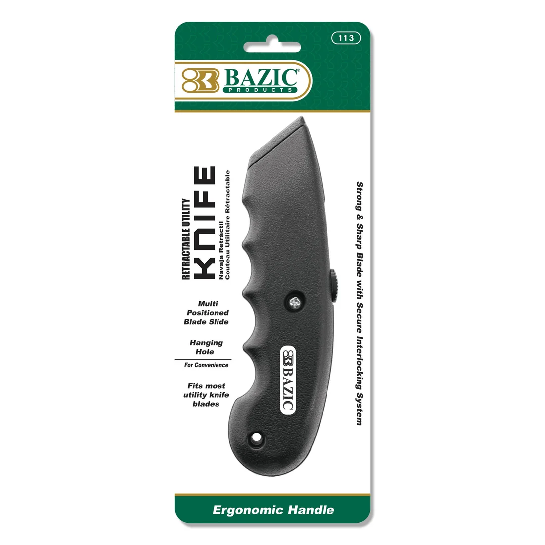 Bazic Light Weight Multipurpose Utility Knife 1CT #113 product image