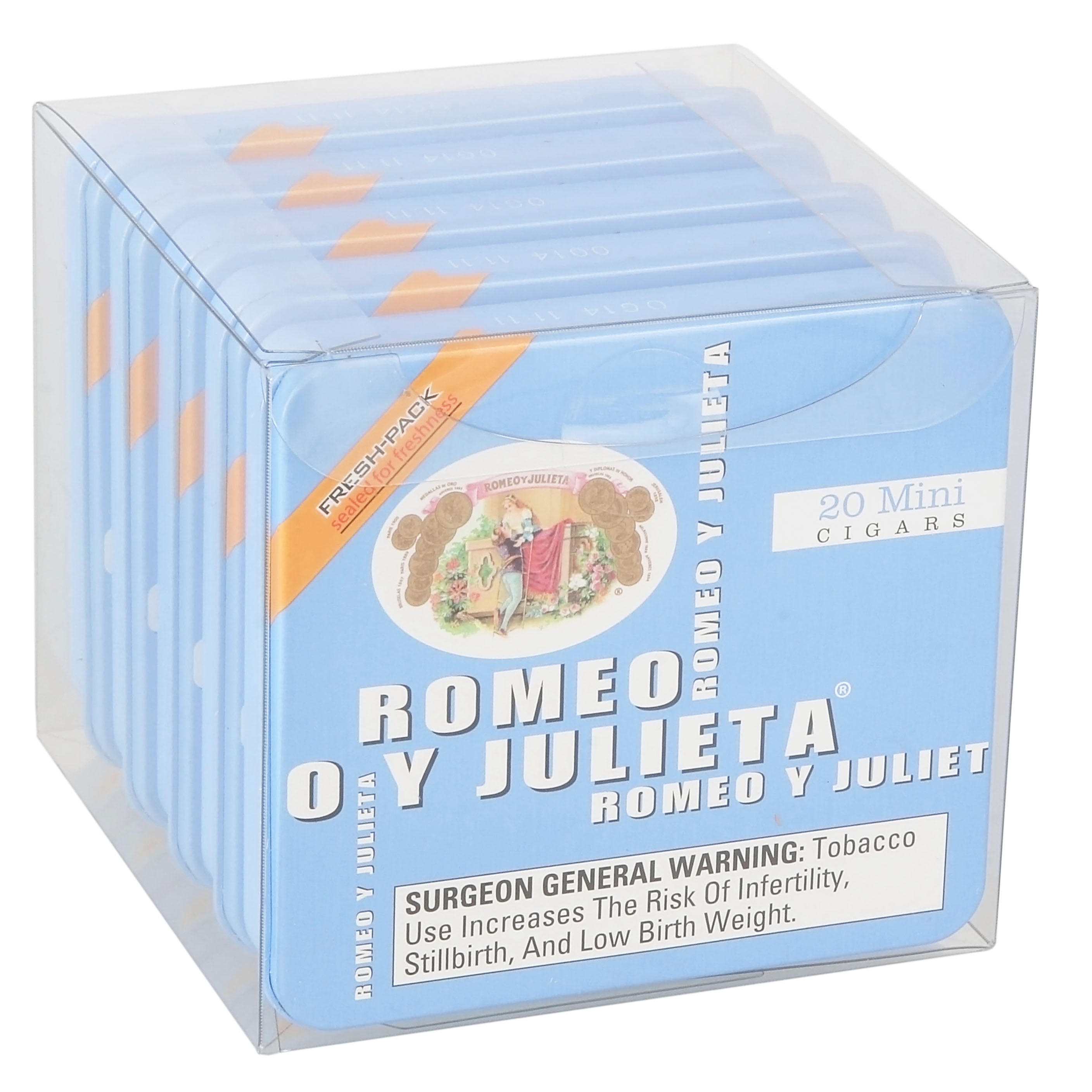 CGR Romeo Y Julieta Spain Mini Mild Blue 20/PK 5CT product image