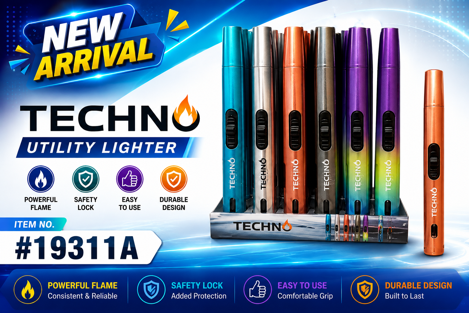 Lgt Techno Multi-Purpose Torch Lighter 20CT (C12) product image