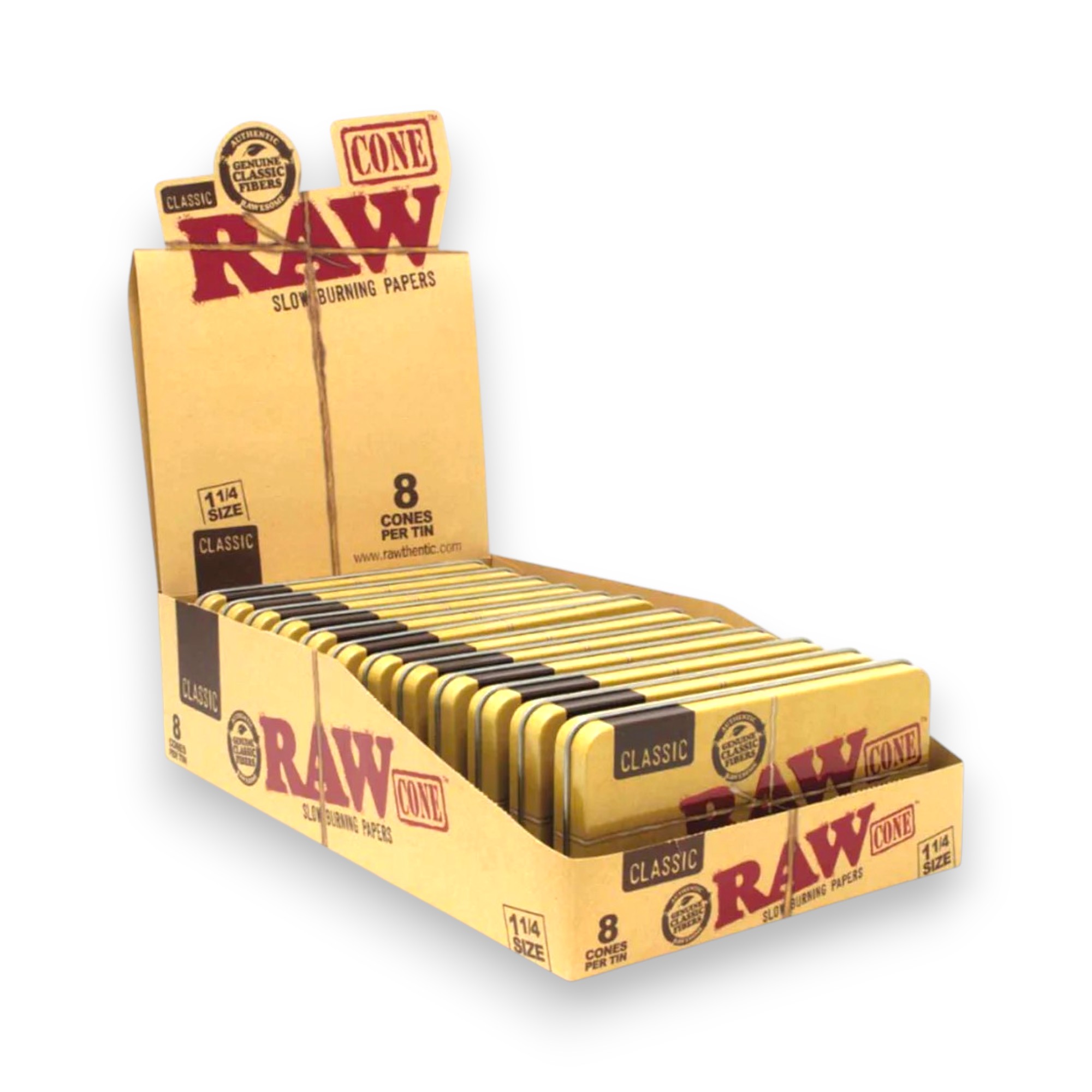 CP Raw Cone Classic 1 ¼ Size 8Pk Tin 12CT (C15) product image
