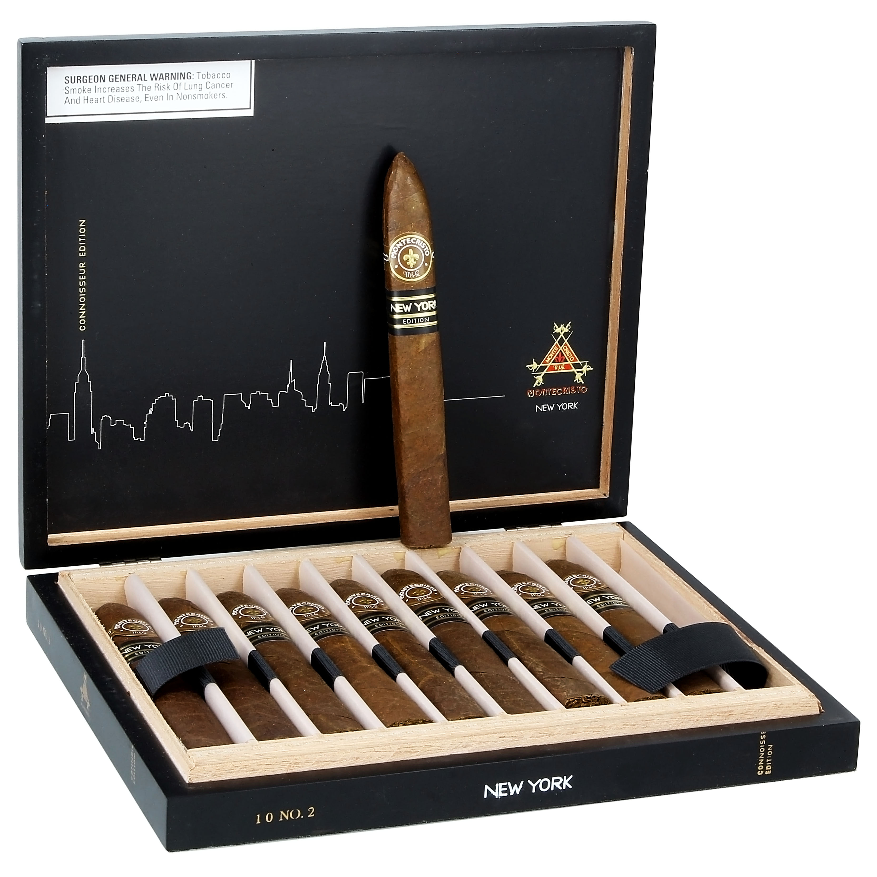 CGR Montecristo Connoisseur Edition New York Conn Ed No.2 10CT product image