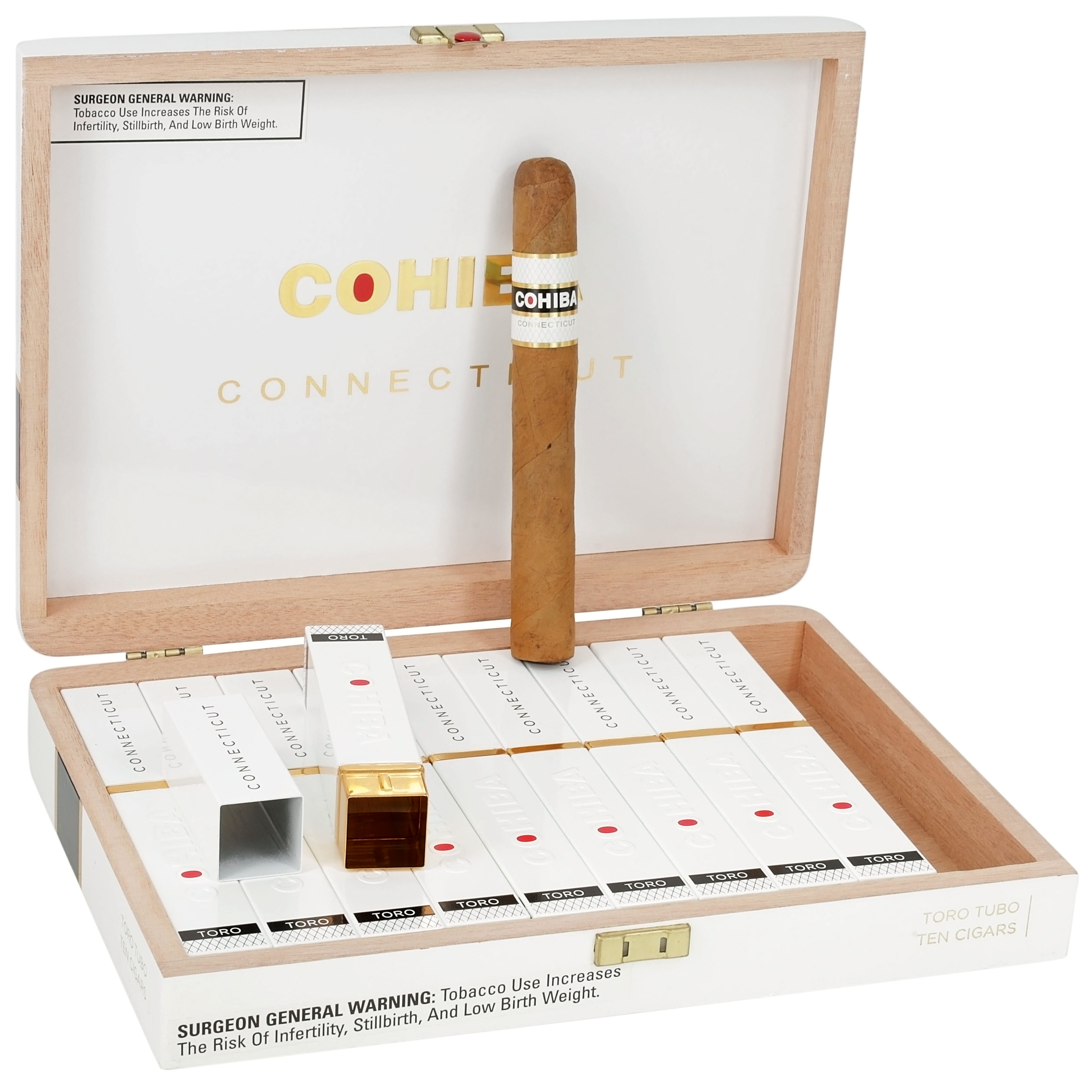 CGR Cohiba Connecticut 6.5 x 52 Toro Tubo 10CT product image