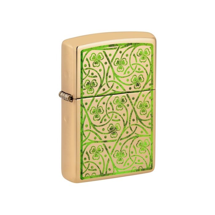 Lgt Zippo 254B Clover Design $35.95 1CT product image