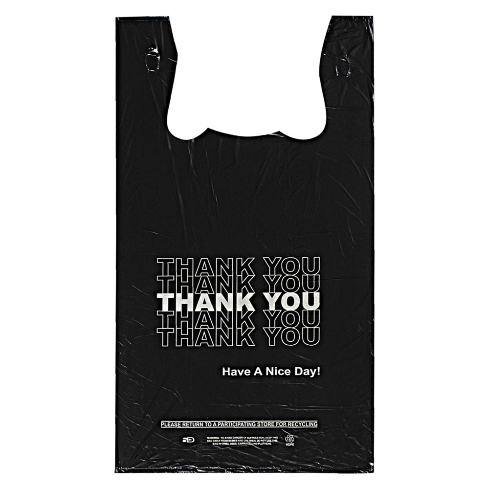 Bag Medium 1/8 Black Thank You 700CT Brown Box MB13TK-BK (P170) product image