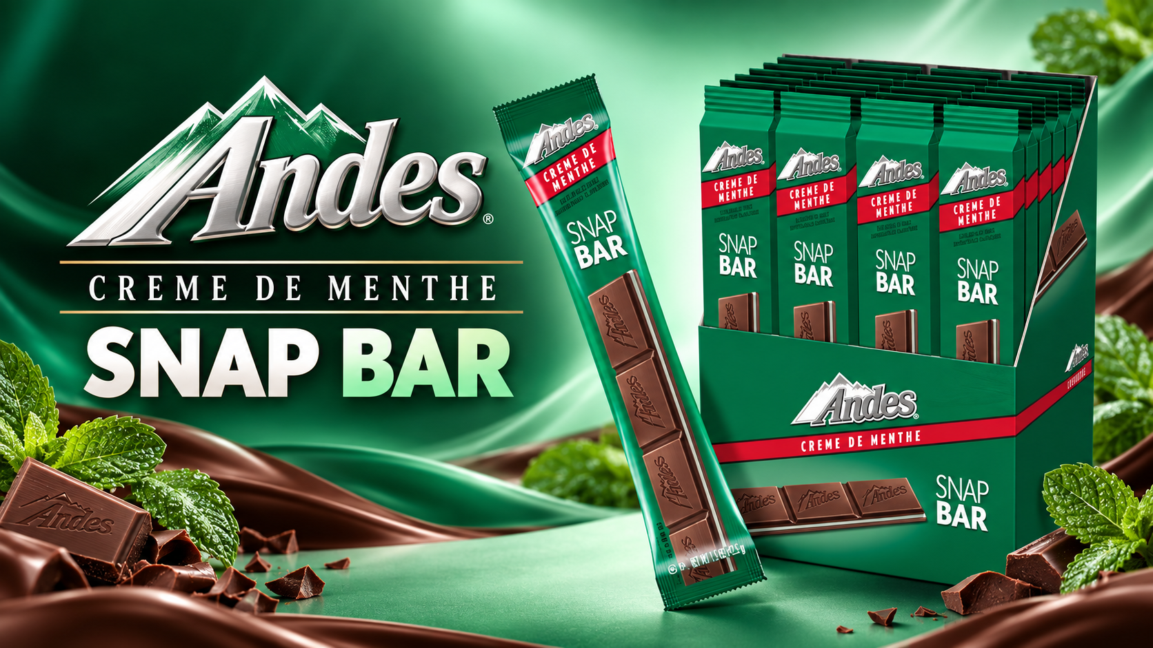 Andes Mint Snap Bar Regular 1.5Oz 24CT (C6) #18750 product image