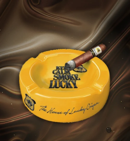 Lucky Ashtray Yellow/Orange 1CT - image 2 of 2