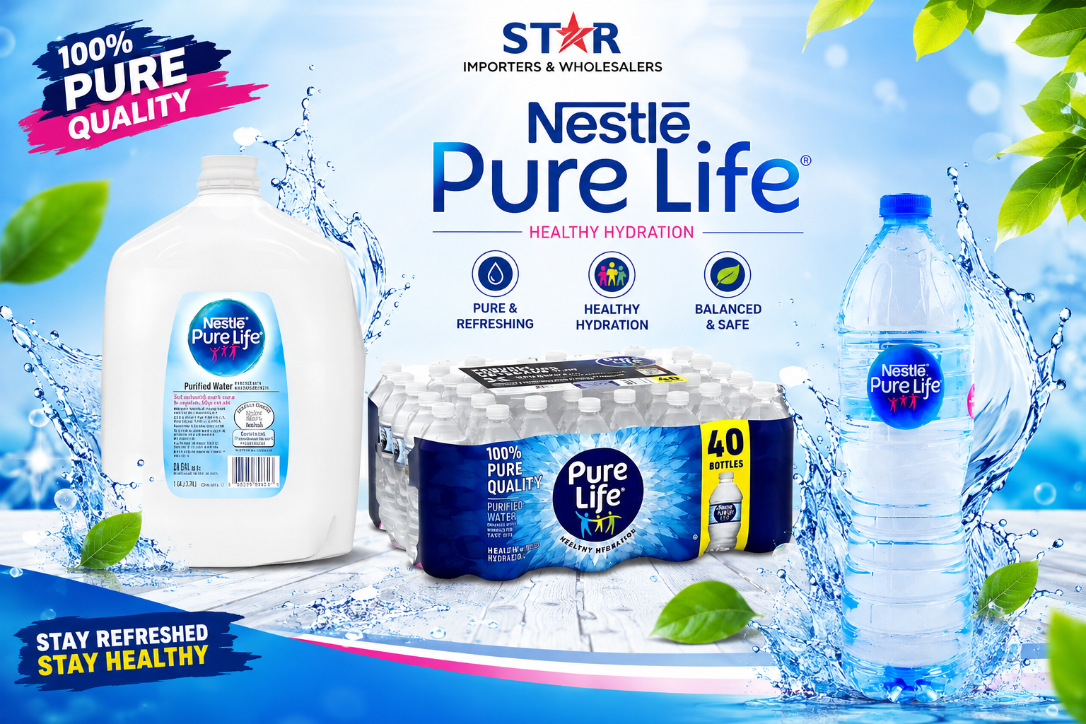 Bev Water Nestle Pure Life product image