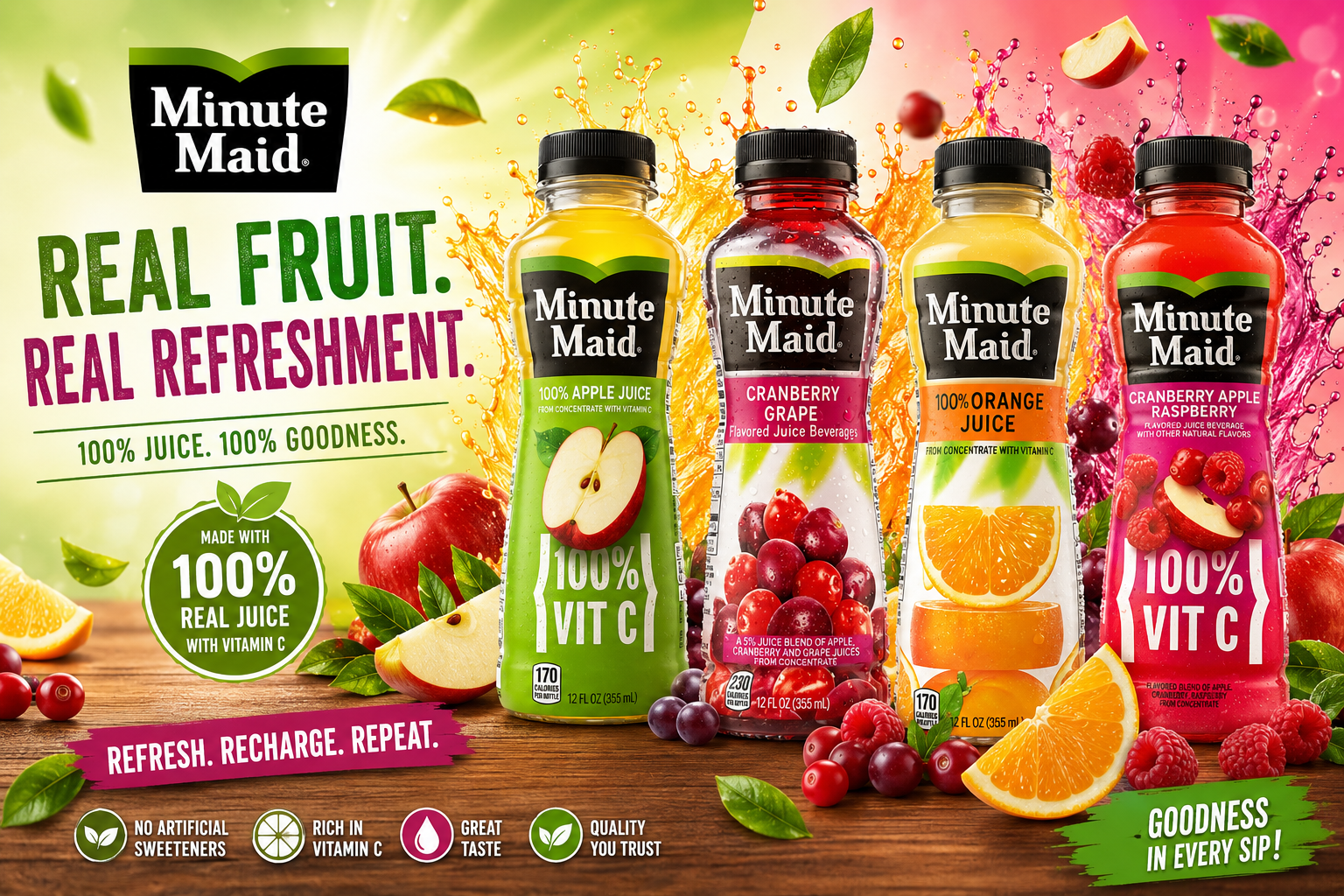 Bev Minute Maid 12OZ 24CT (P72) product image