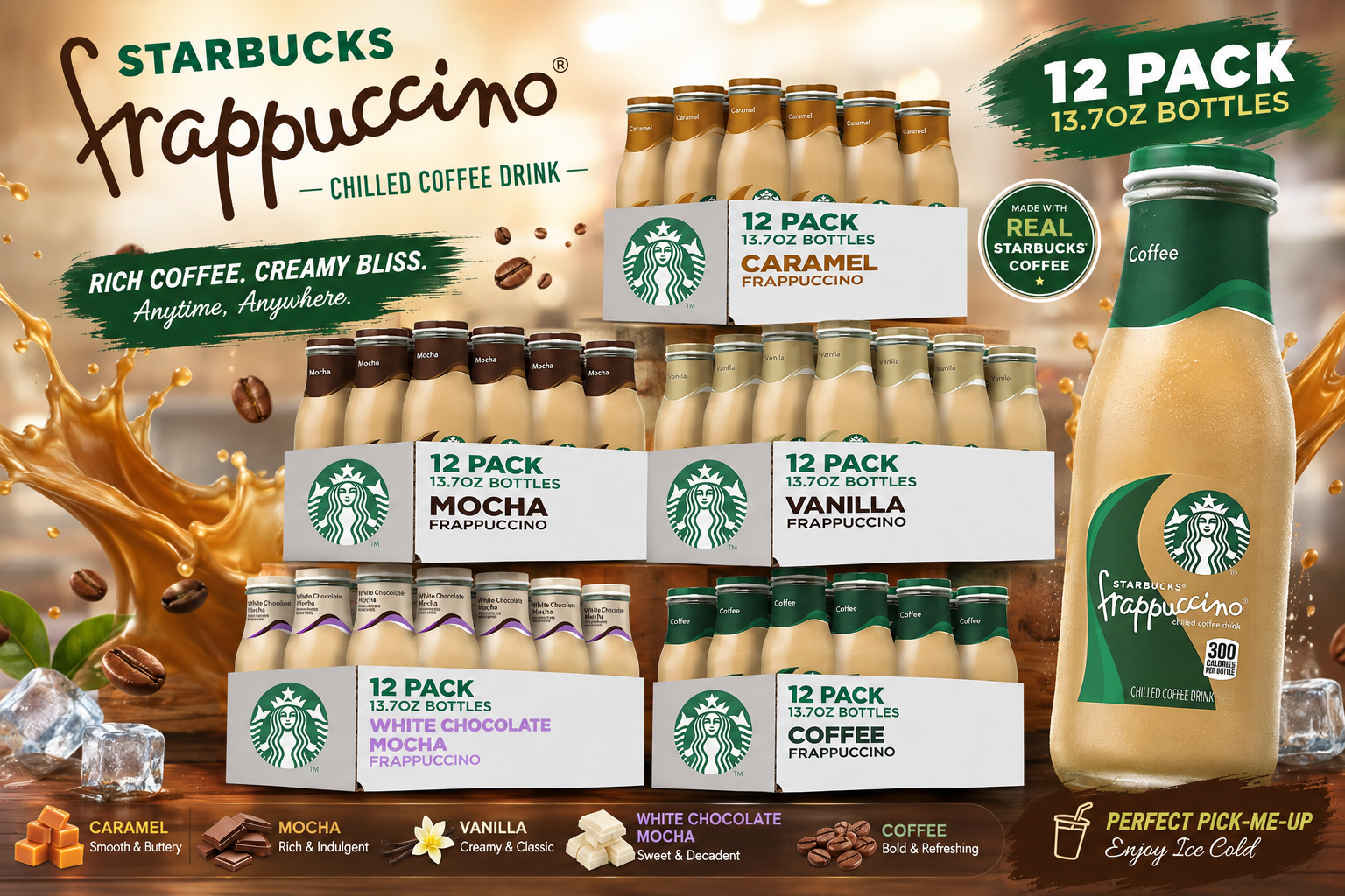 Bev Starbucks Frappuccino 13.7OZ 12CT (P156) product image