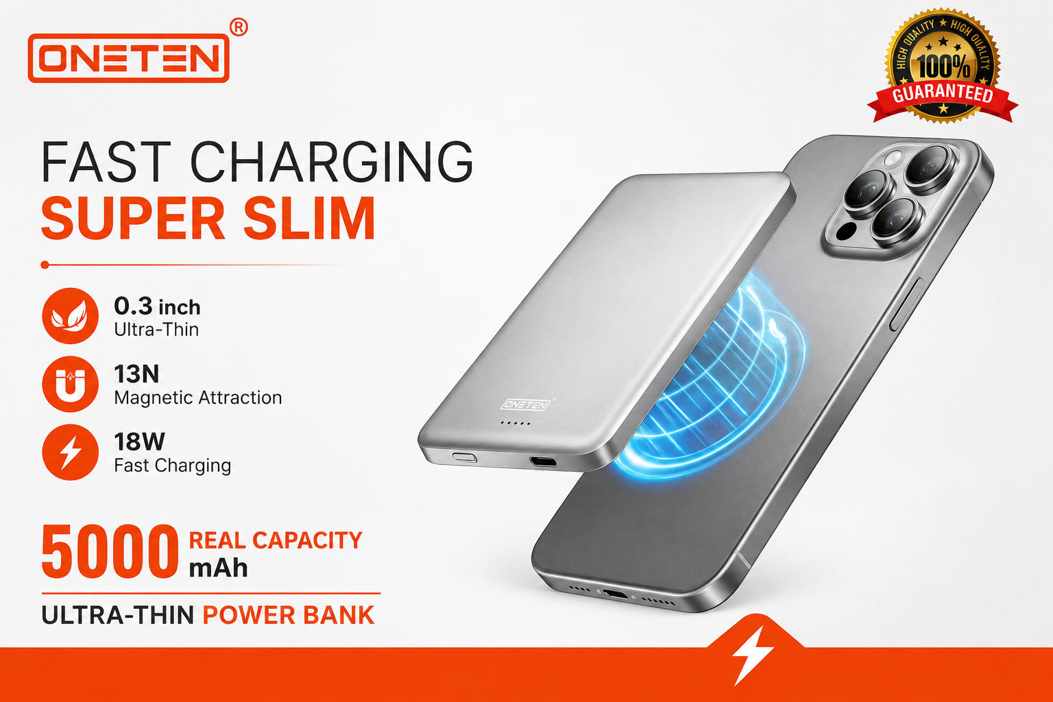 Oneten Power Bank Super Slim 1CT (C24) product image