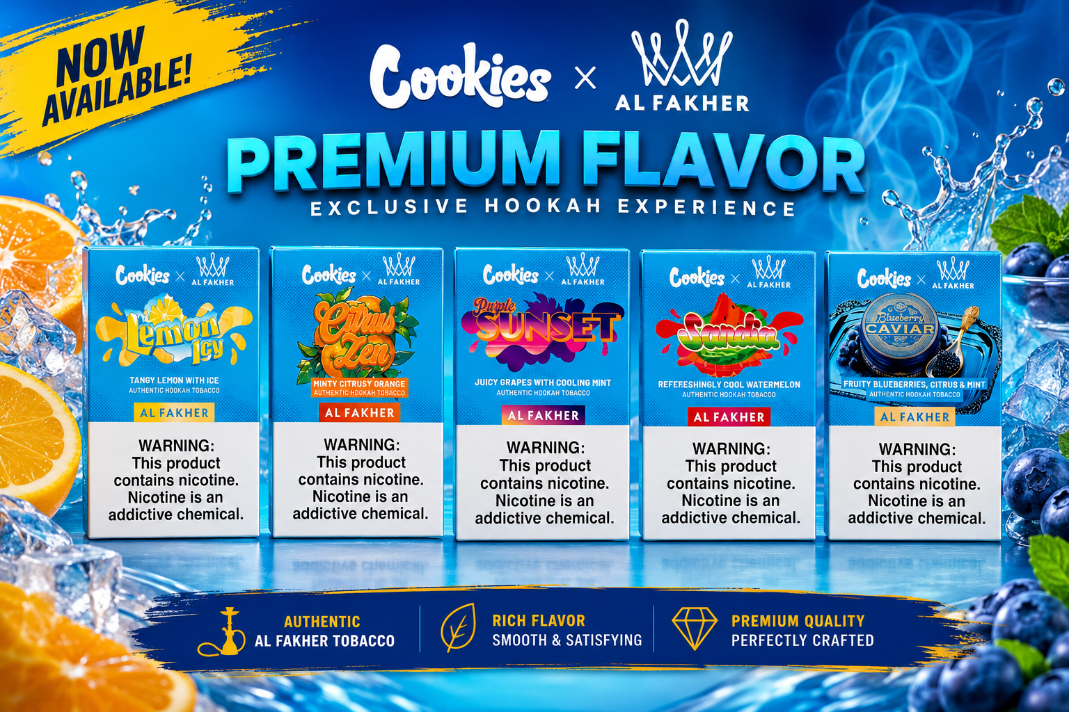 Tob Hookah AL Fakher Cookies 50G 10CT (C12) product image