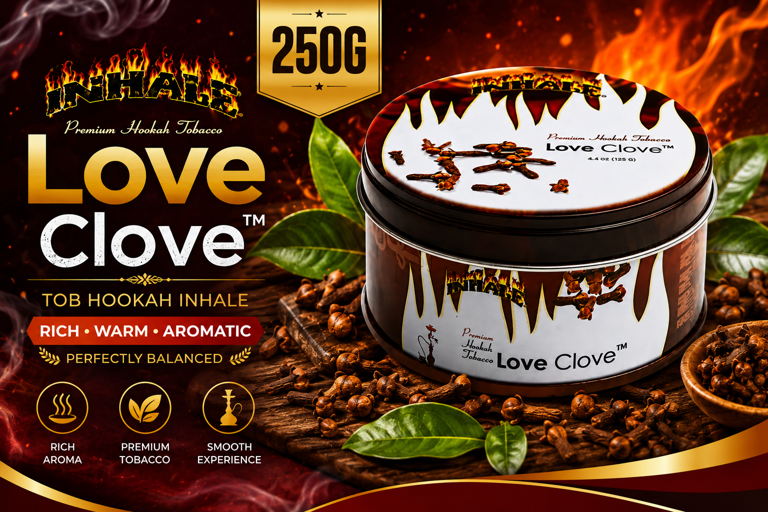 Tob Hookah Inhale 250G Love Clove (C12) product image