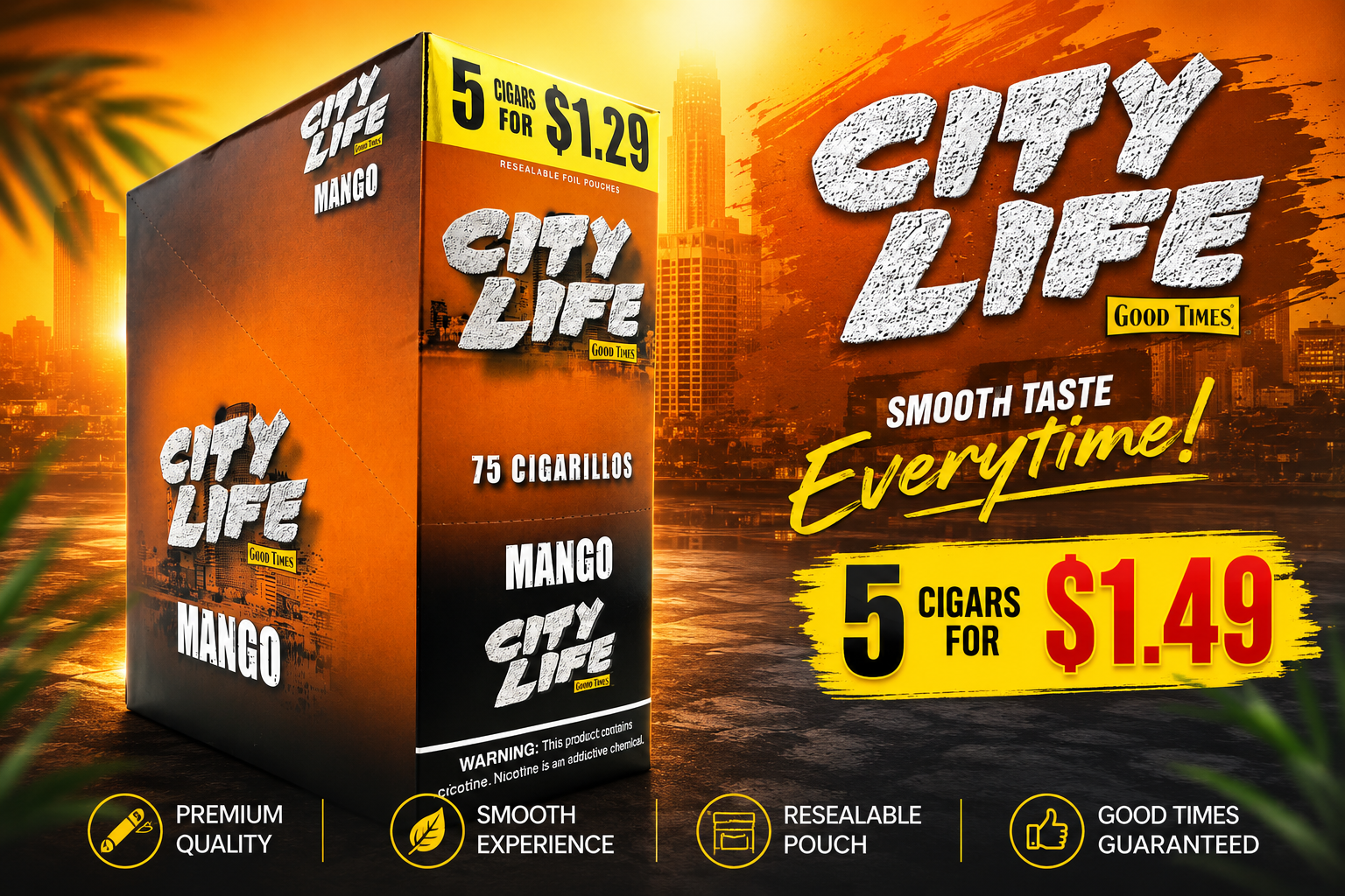 CGR City Life 5/$1.49 15CT (C24) product image