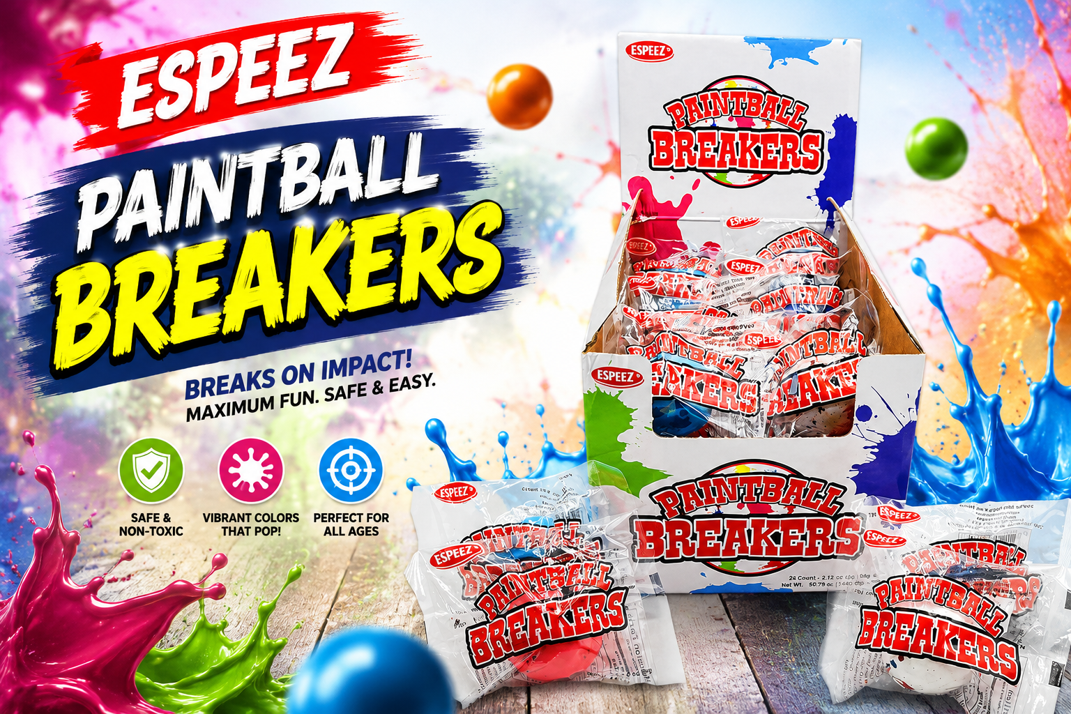 Espeez Paintball Breakers 24CT (C6) product image