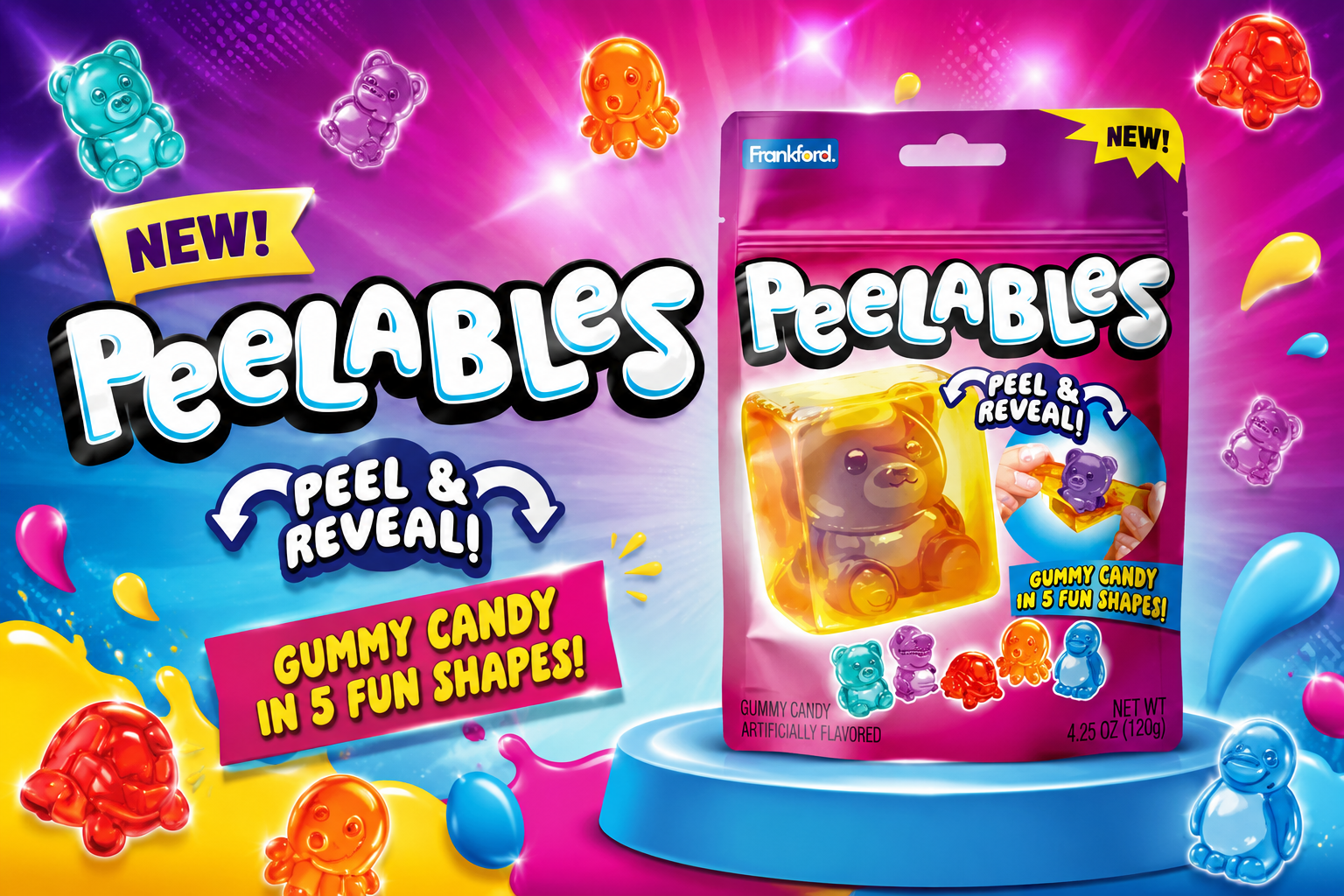 Peg Bag Peelables 4.25Oz 1Ct Assorted (C12) product image