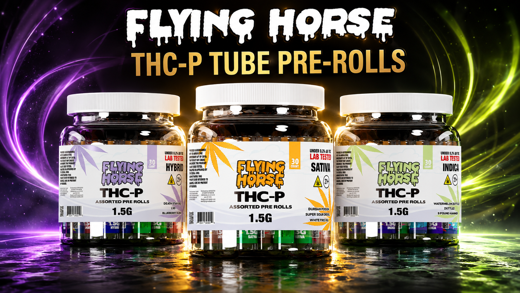 Flying Horse Thc-P Tube Pre-Rolls 2G 30CT (C20) product image